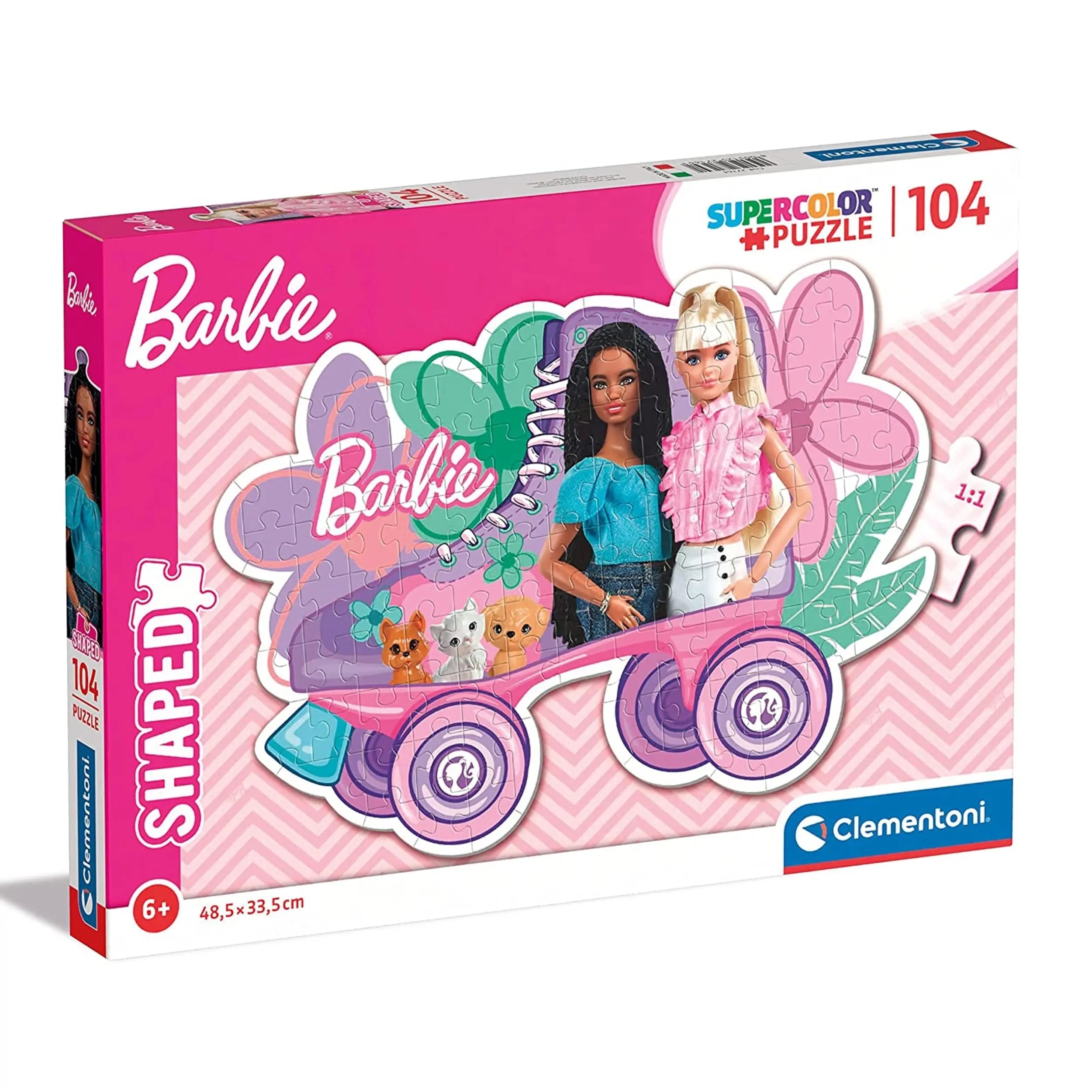 Clementoni - Barbie Puzzle 104 Pieces SuperColor Collection