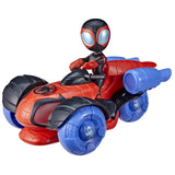 Hasbro - Marvel Spidey and His Amazing Friends Glow Tech Techno Racer