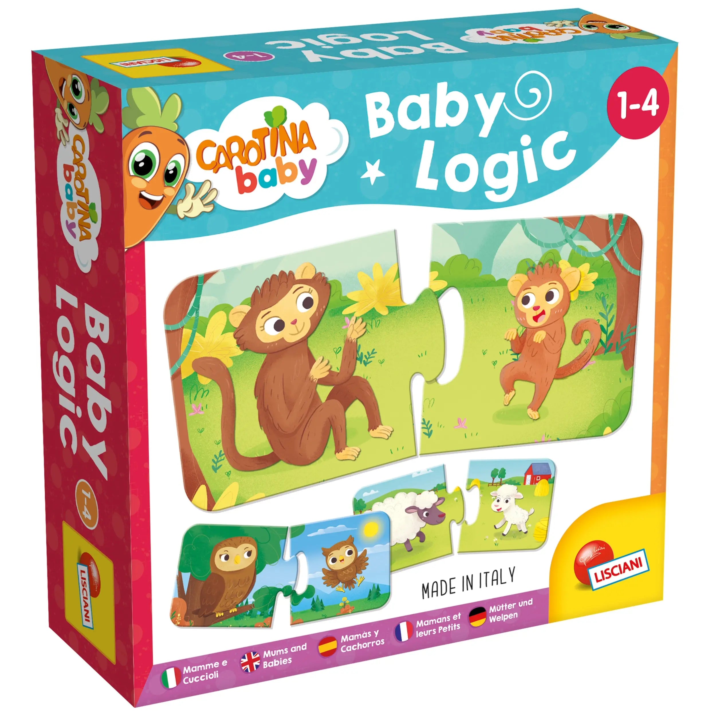 Lisciani - Carotina Baby Logic Mums and Babies LSC80038 International