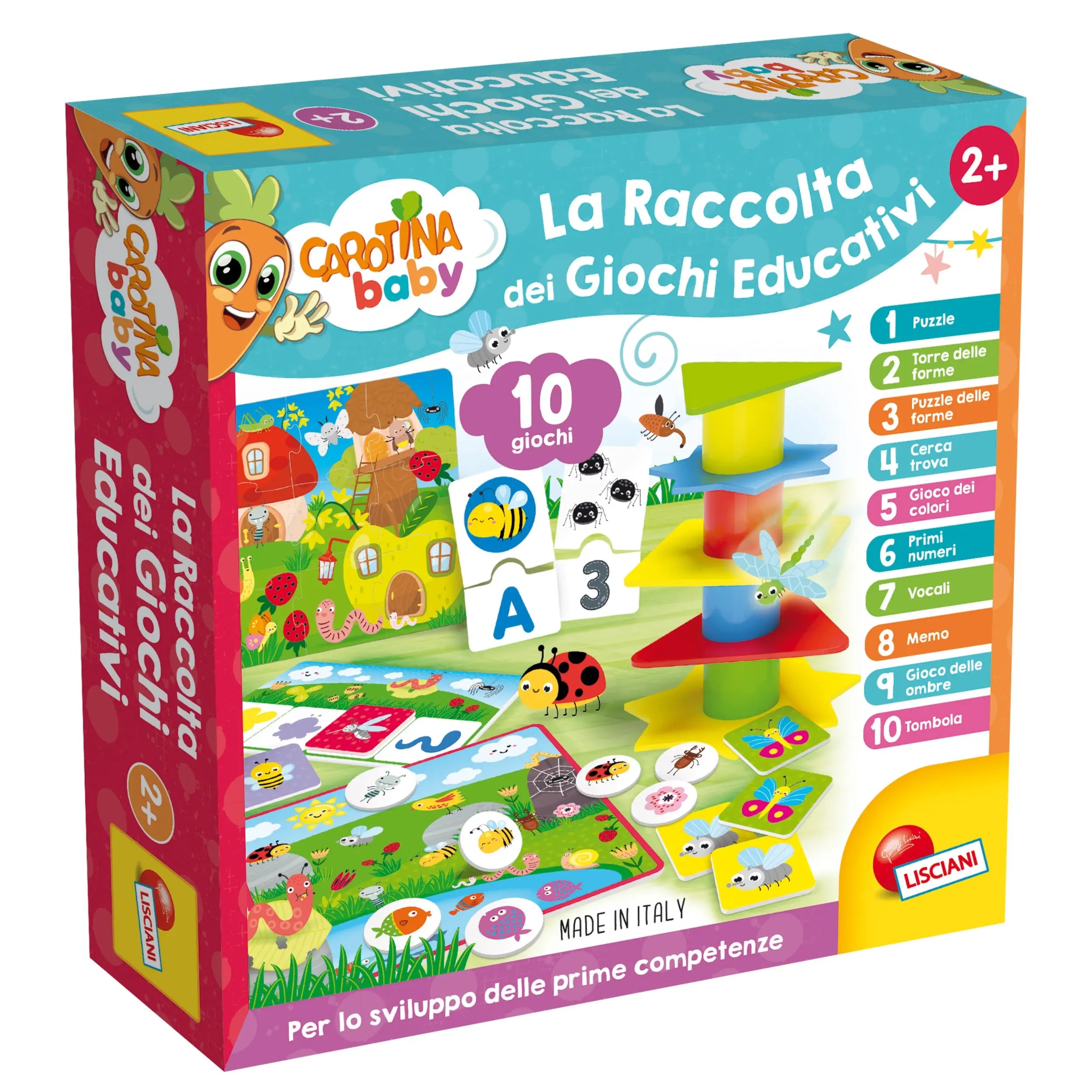 Lisciani - Carotina Baby Raccolta Giochi Educativi LSC95117 - Italian Edition