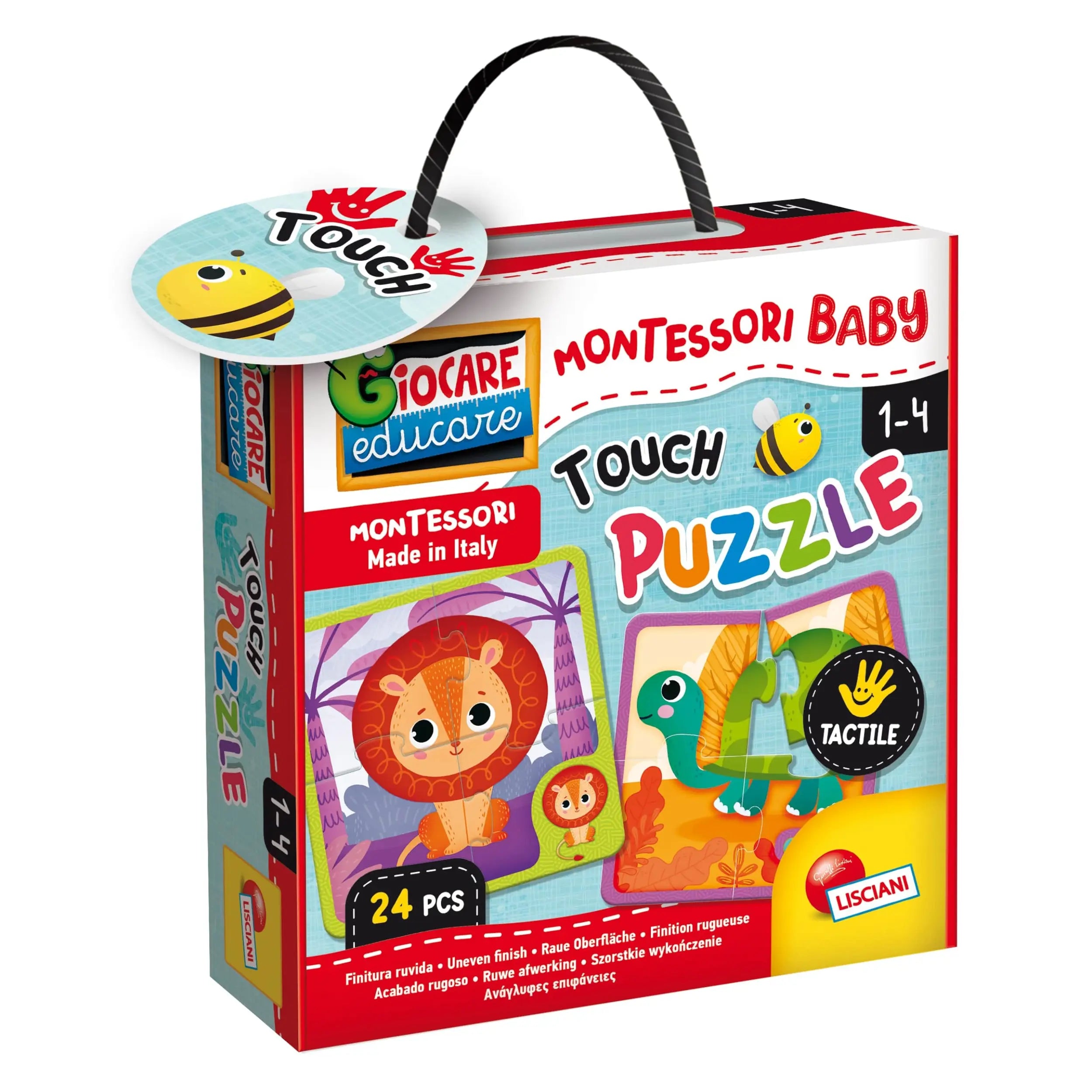 Lisciani - Montessori Baby Touch Puzzle LSC92680 - International