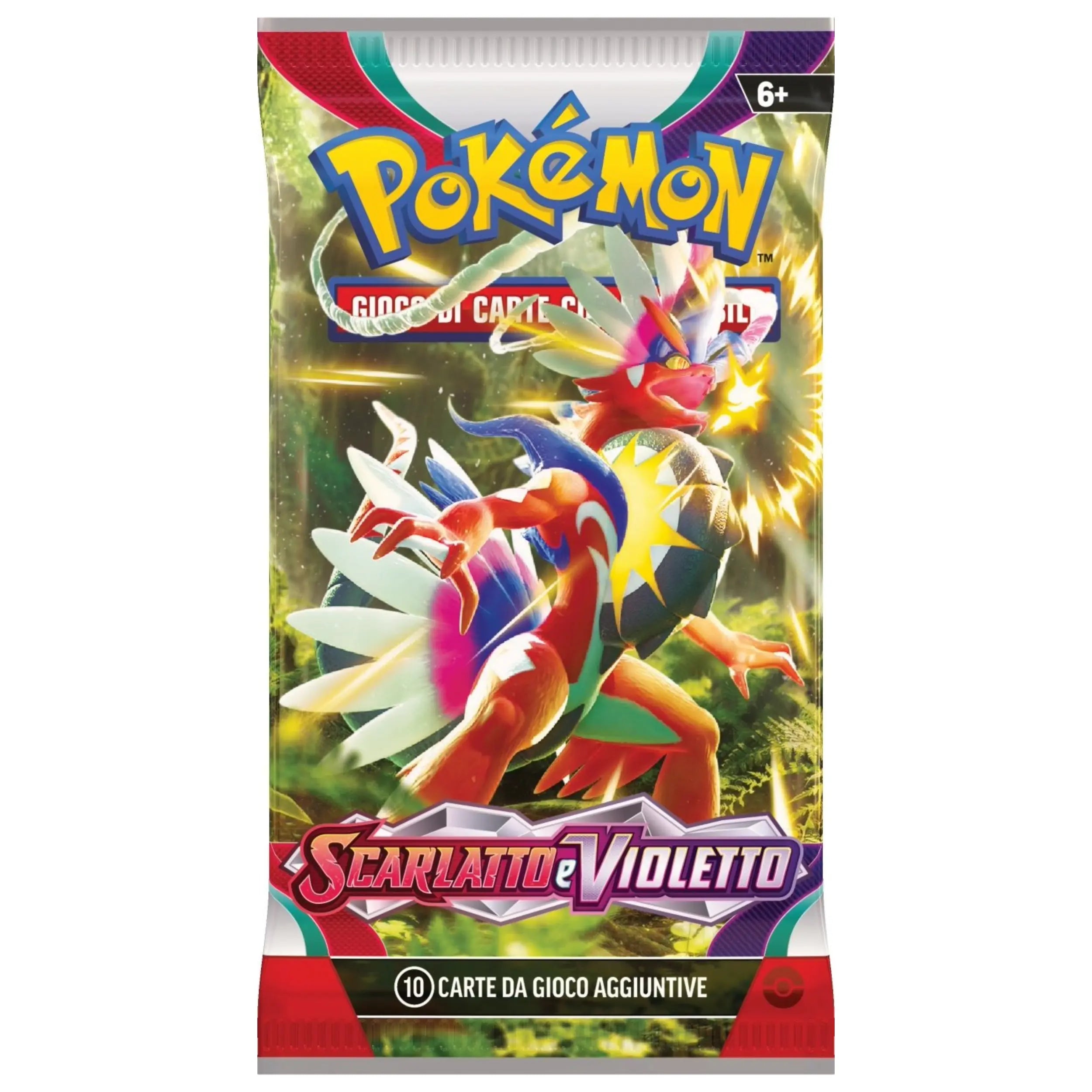 Game Vision - Pokemon Trading Cards 10 cards Blister Pokemon Scarlatto e Violetto