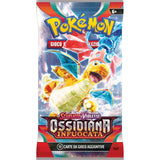 Game Vision - Pokemon Trading Cards 10 cards Blister Pokemon Scarlatto e Violetto Ossidiana Infuocata