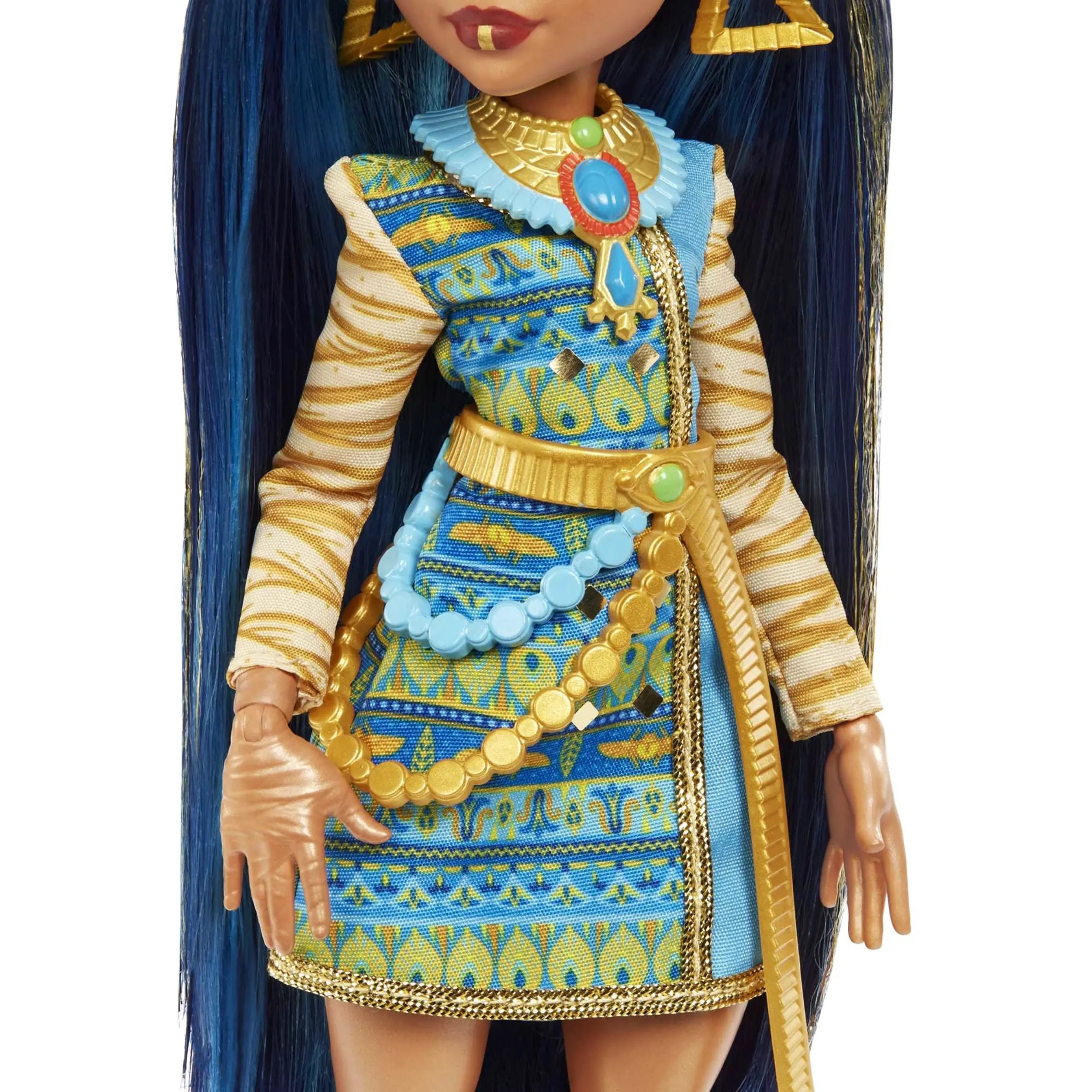 Mattel - Monster High Doll Cleo De Nile Doll With Pet And Accessories HHK54