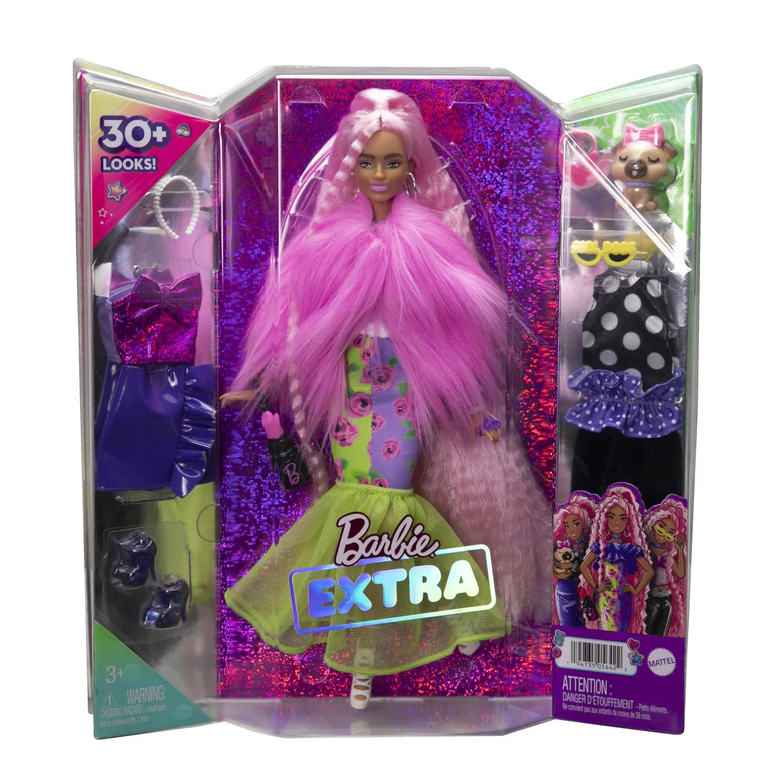 Mattel - Barbie Extra Doll And Accessories HGR60