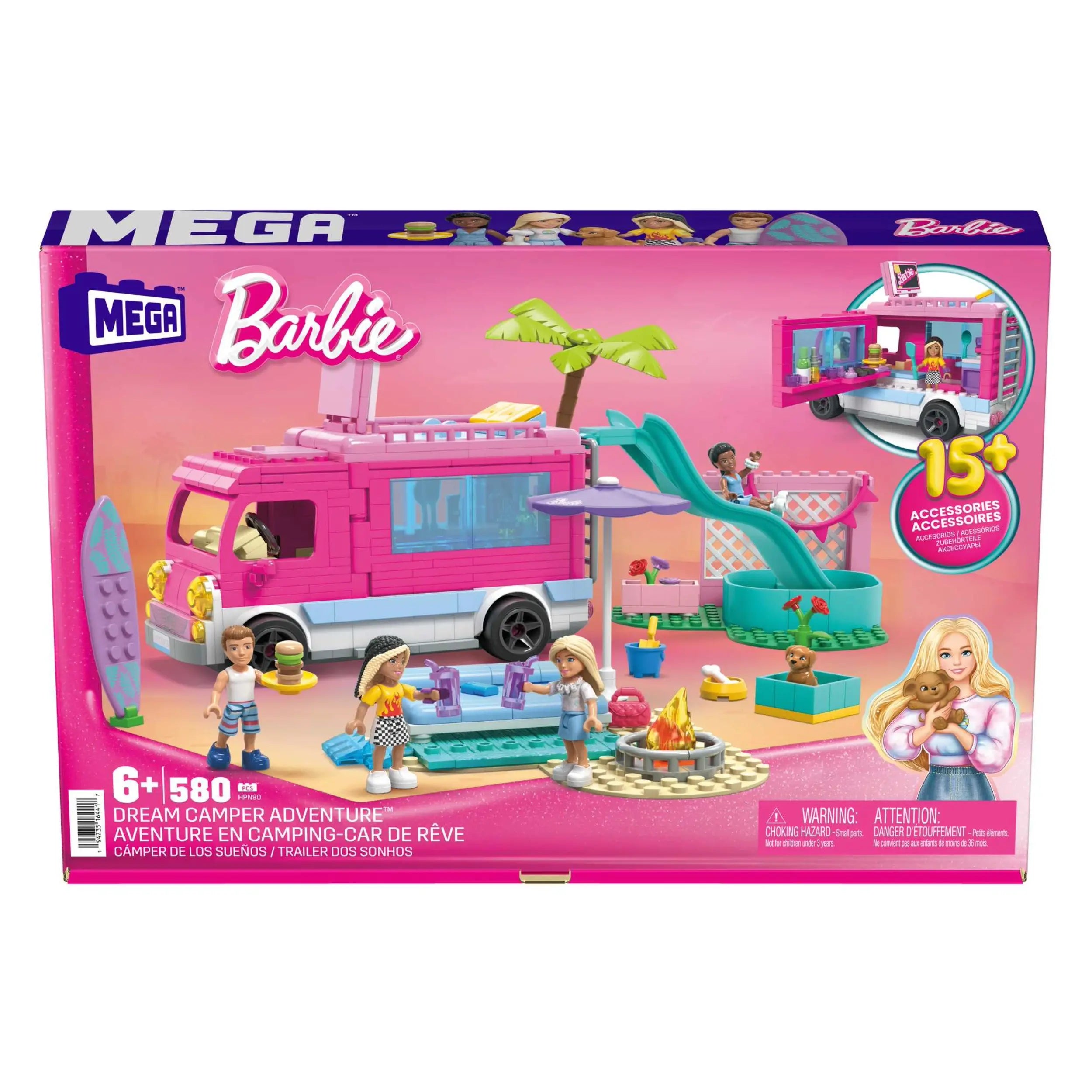 Mattel - MEGA Barbie Construx Adventure Dream Camper HPN80