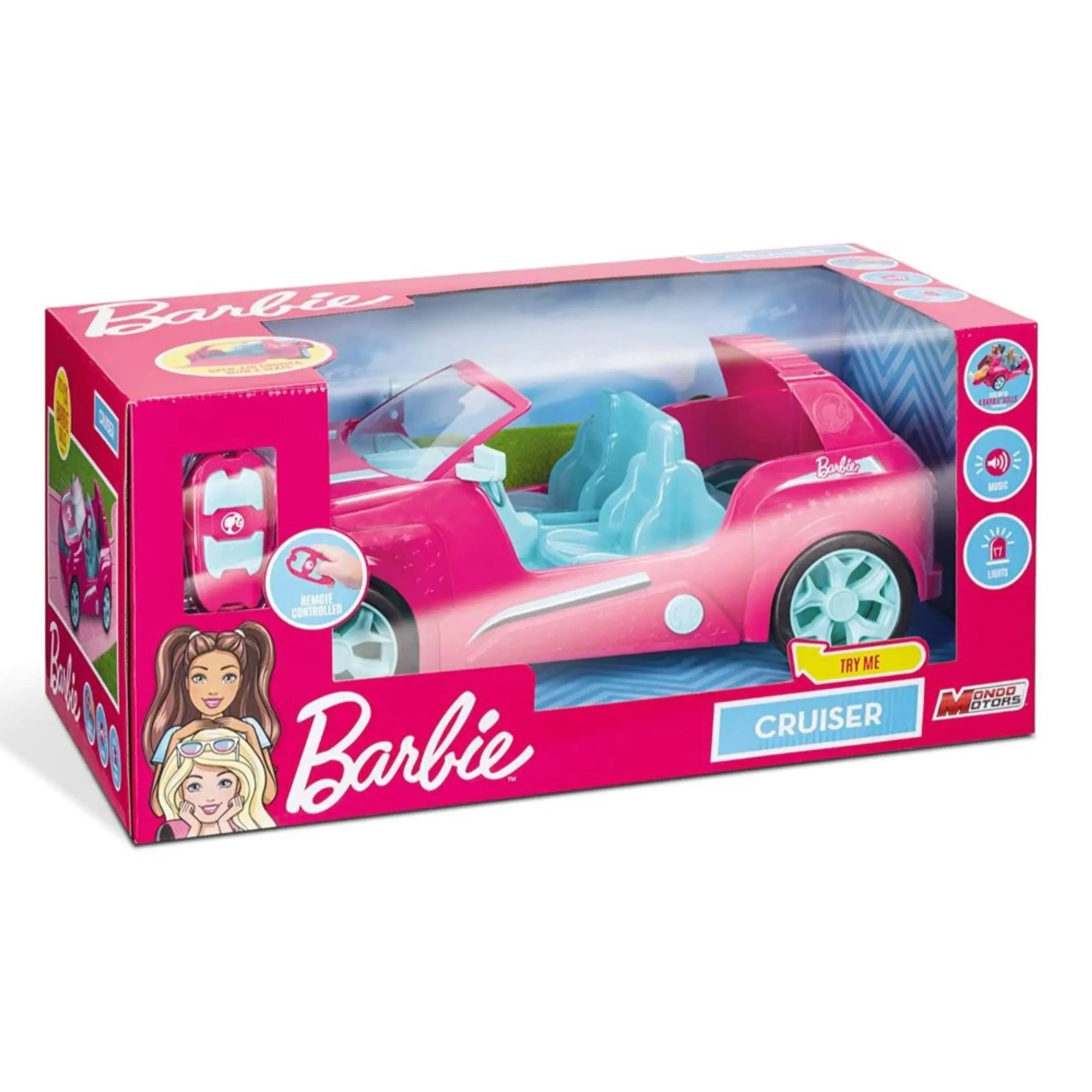 Mondo Motors - Barbie Remote Controlled Cruiser Car