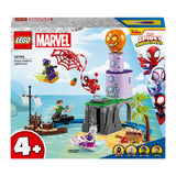 LEGO 10790 Marvel Team Spidey at Green Goblin's Lighthouse, Toy for Kids Aged 4 with Pirate Shipwreck, Miles Morales Minifigure & More, Spidey and His Amazing Friends Series