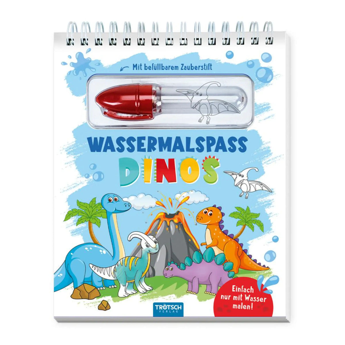 TROTSCH - Watercolour Fun Dinos Arts and Crafts - German Edition