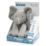 Spin Master - Baby GUND FLAPPY animated singing elephant plush 12 Inch
