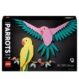 LEGO Art The Fauna Collection – Macaw Parrots, Wall Artwork for Living Room Decoration, Home Office Décor Idea, Bird-Themed Arts and Crafts Set for Adults, Gifts for Women, Men, Her or Him 31211