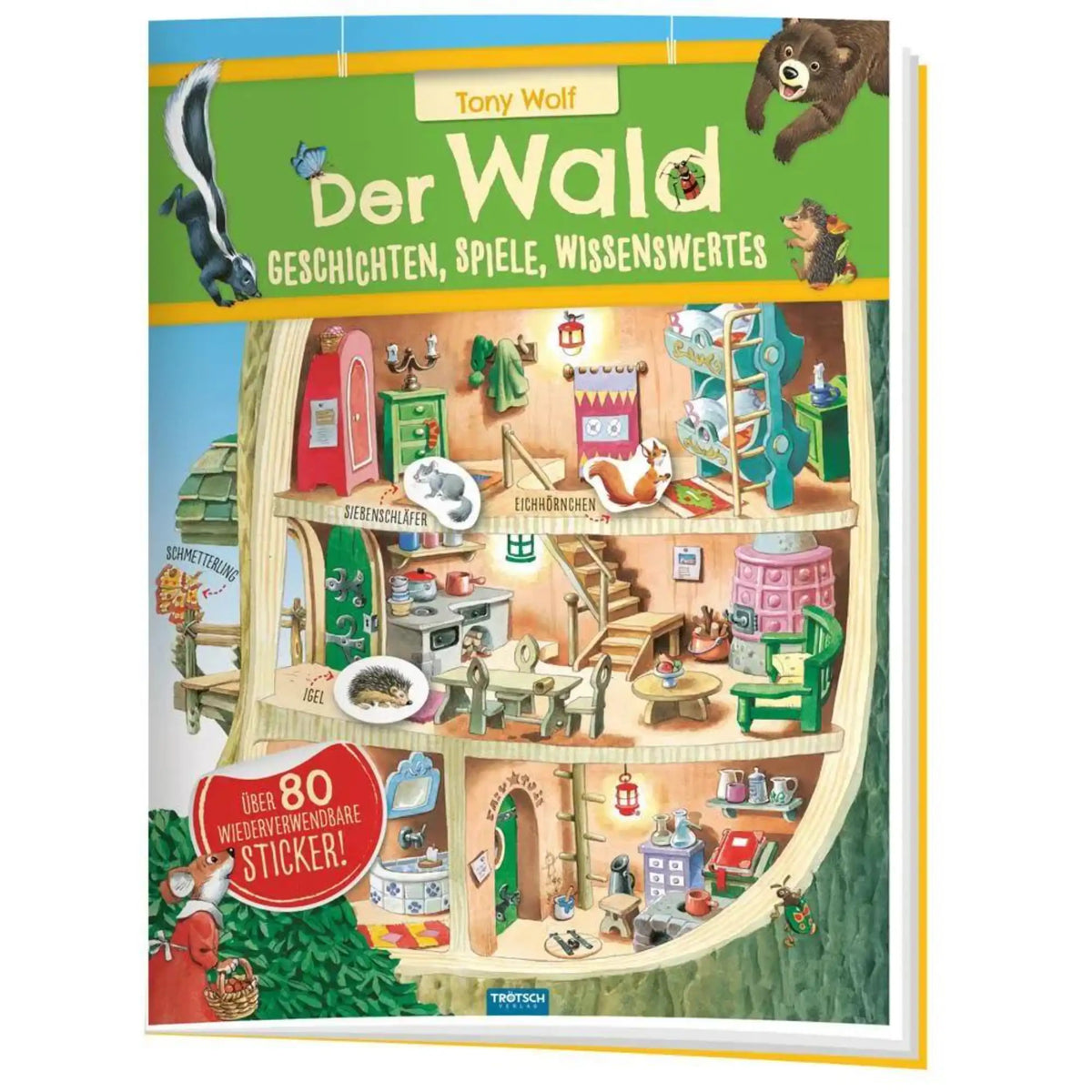 TROTSCH - Sticker Book The Forest Books - German Edition