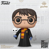 Funko - POP - Harry Potter - Harry Potter Character with Giant Hedwig 46 cm - Toy Figure