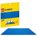 LEGO 10714 Classic Blue Baseplate 10 x 10 Inch/32 x 32 Studs Stackable Building Board, Creations Sheets Builders