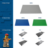 LEGO 10714 Classic Blue Baseplate 10 x 10 Inch/32 x 32 Studs Stackable Building Board, Creations Sheets Builders
