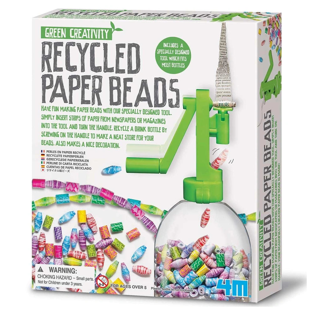 4M - Green Science Recycled Paper Beads - Arts & Crafts - 5+ - 4M04588