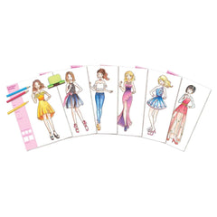 4M - KidzMaker Mein Design Portfolio - Basteln - 5+ - Mode Studio - 4M04720