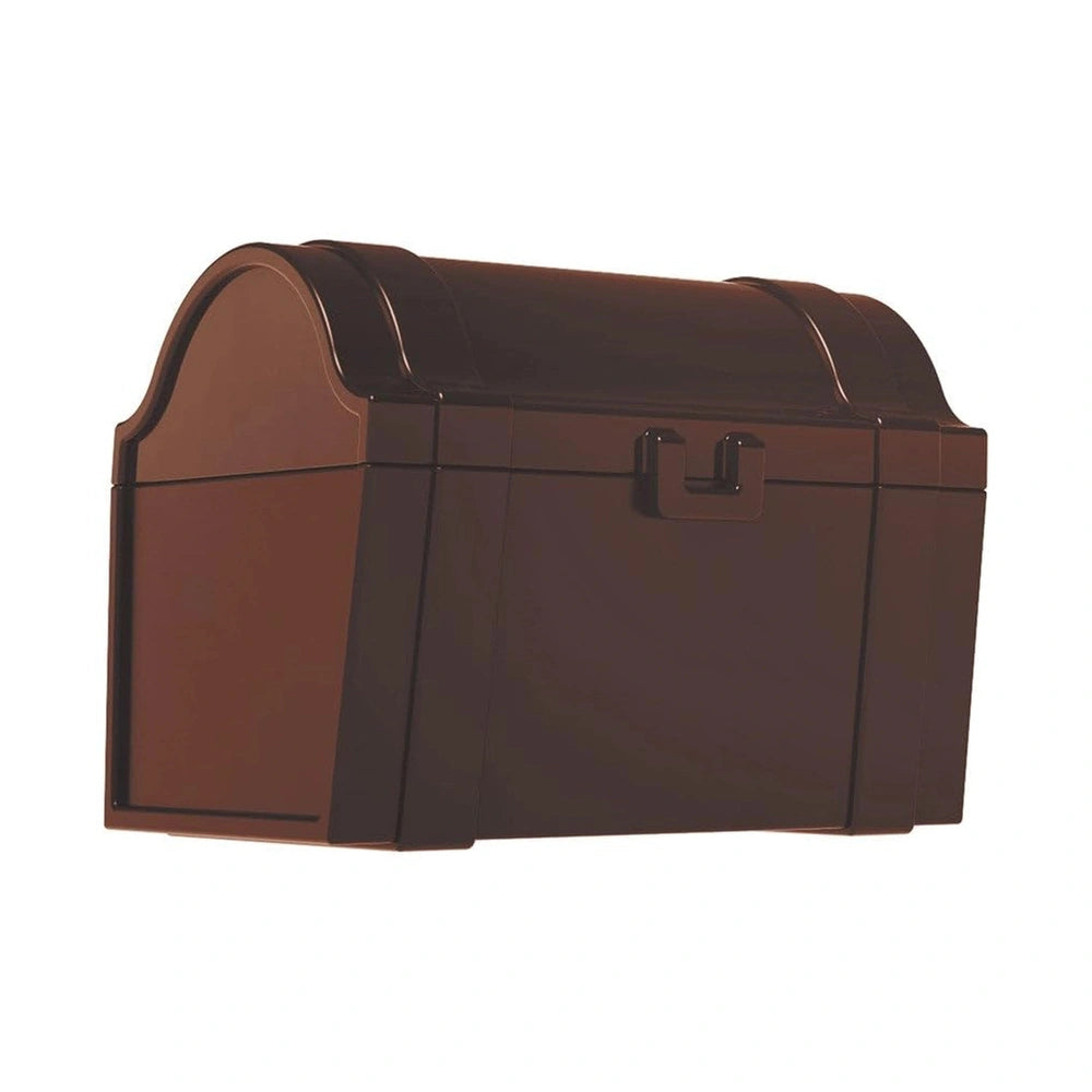 4M KidzLabs Dig Glow Pirate toy playset in dark brown with matte finish, featuring a rectangular shape and two top handles.