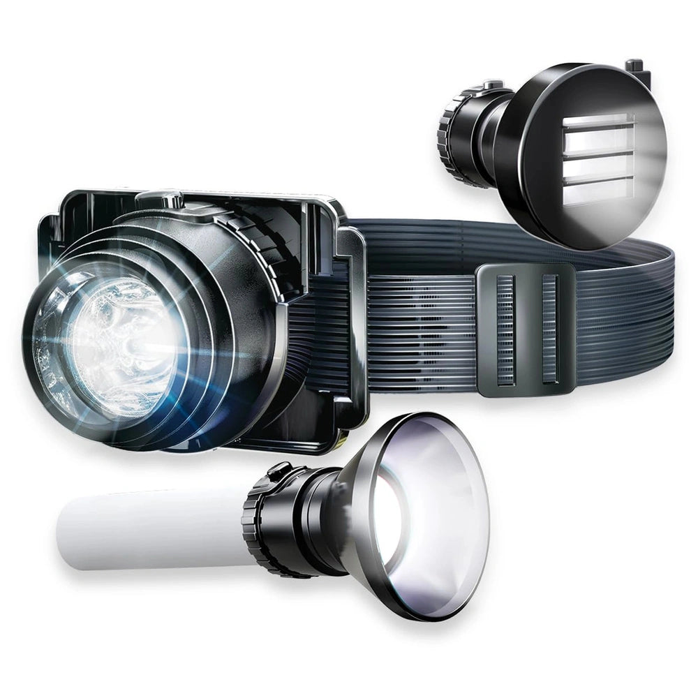 4M KidzLabs Spy Science Night Mission Spylite featuring black camera and light casings with clear lenses.