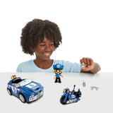 Famosa - Action Heroes - Cars and Motorcycles Police Playset Toy