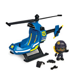 Famosa - Action Heroes - Mini Police Helicopter Playset Toy