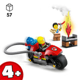 LEGO City Fire Rescue Motorcycle, Motorbike Toy Playset for 4 Plus Year Old Boys & Girls, Includes 2 Minifigures for Imaginative Play, Fun Vehicle Gift Idea for Preschool Kids 60410