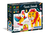 Clementoni - Play Creative - Animals of the savannah - Arts & Crafts Set