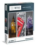 Clementoni - Trittico 3x500 Puzzle Collection - London