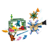 LEGO 21180 Minecraft The Guardian Battle Set, Coral Fish Toy, Gift for Kids Age 8 with Mobs Figures