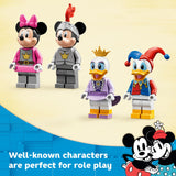 LEGO 10780 Disney Mickey and Friends Castle Defenders Buildable Toy with Minnie, Daisy and Donald Duck plus Dragon Figure, for Kids 4 Plus Years Old
