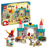 LEGO 10780 Disney Mickey and Friends Castle Defenders Buildable Toy with Minnie, Daisy and Donald Duck plus Dragon Figure, for Kids 4 Plus Years Old