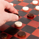 SPIN MASTER - EG classici Checkers & Chess in Wood Deluxe