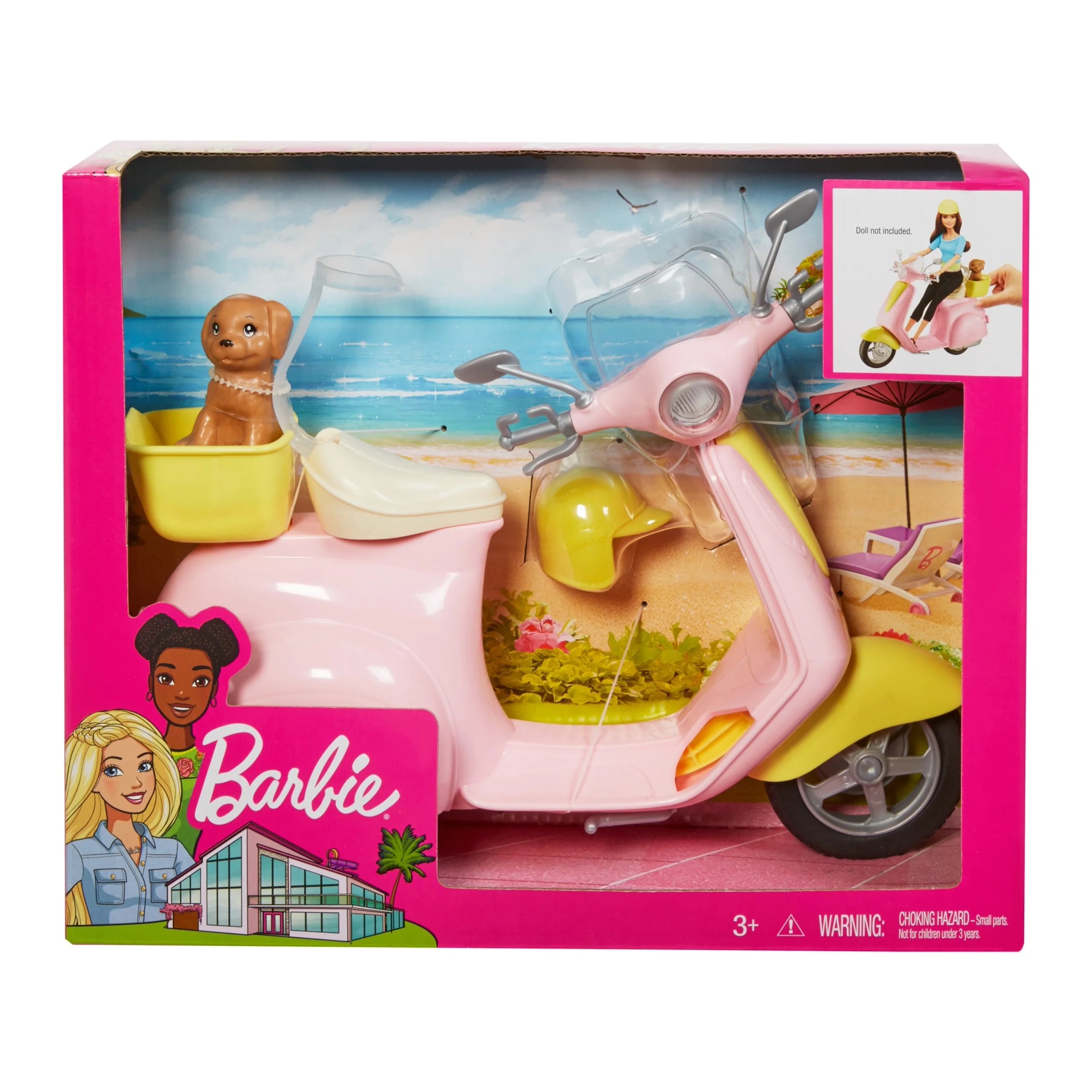 Mattel - Barbie Moped with Puppy - Mod: FRP56