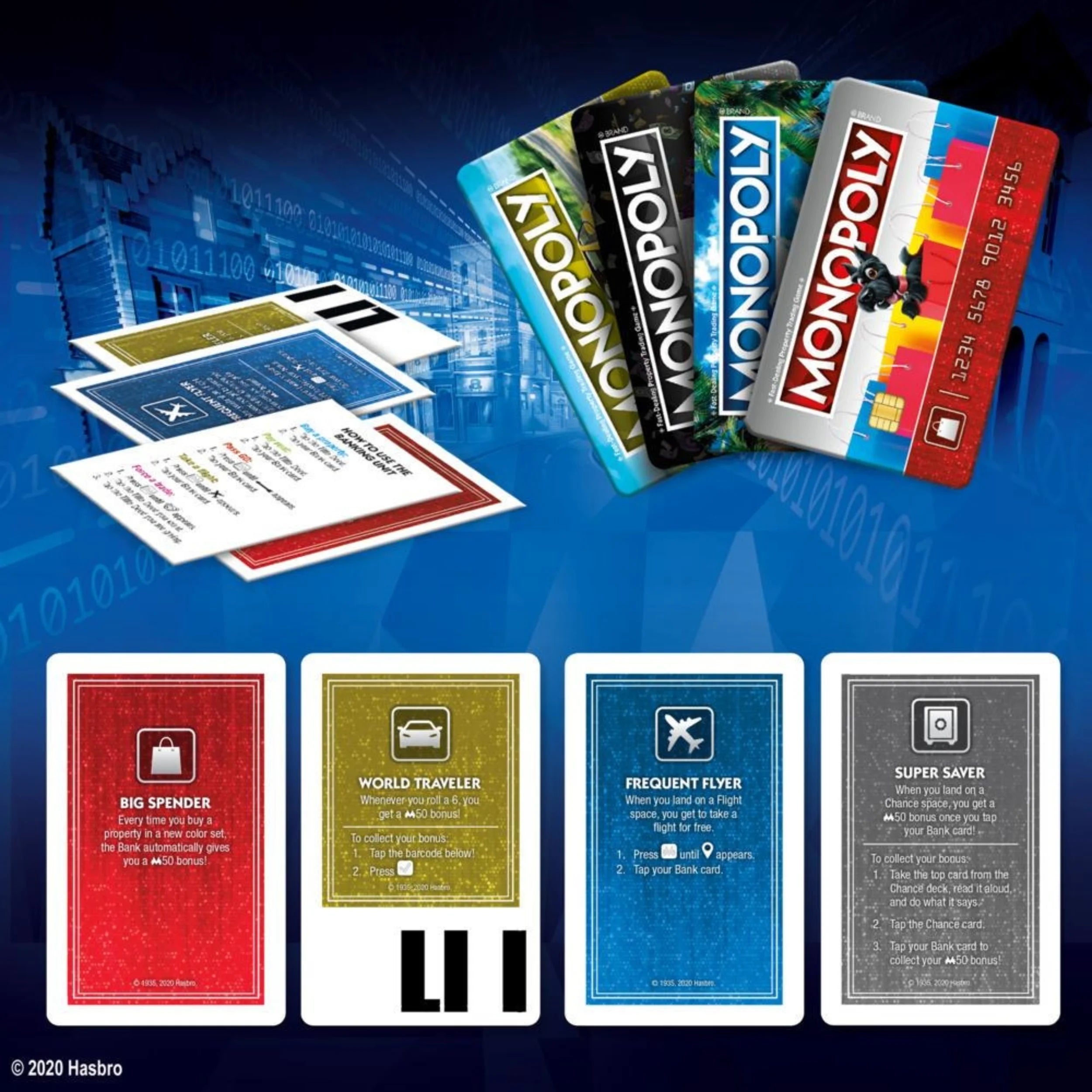 Hasbro Gaming - Monopoly Super Electronic Banking Board Game - Italian Edition