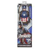 Hasbro - Marvel Avengers Titan Hero Series Collectible 12-Inch Captain America Action Figure, Toy For Ages 4 and Up