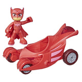 Hasbro - PJ Masks Owlette Deluxe Vehicle, Owl Glider Car with Owlette Action Figure