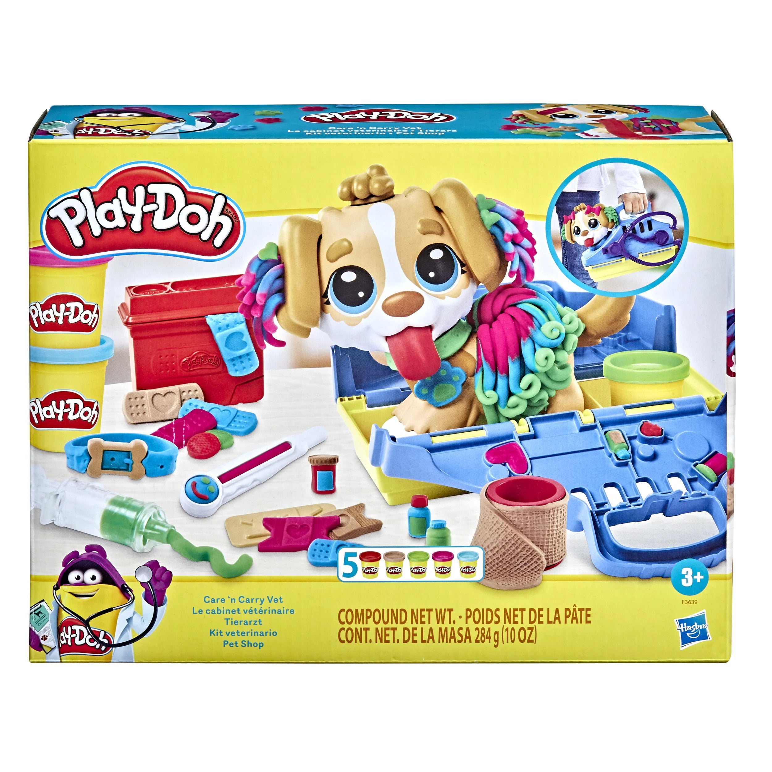 APPYTOYS  Hasbro Play-Doh Party Pack Tube with 10 cons