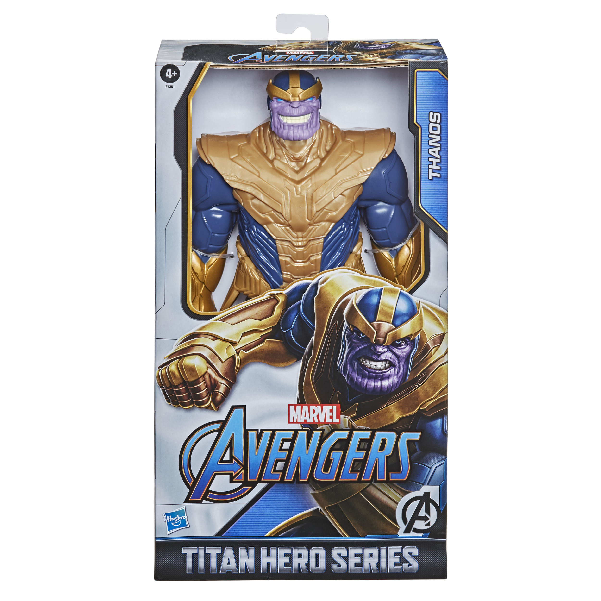 Marvel Avengers Titan Hero Series Blast Gear Deluxe Thanos Action Figure, 12-Inch Toy, For Kids Ages 4 And Up - Mod: HSBE73815L2