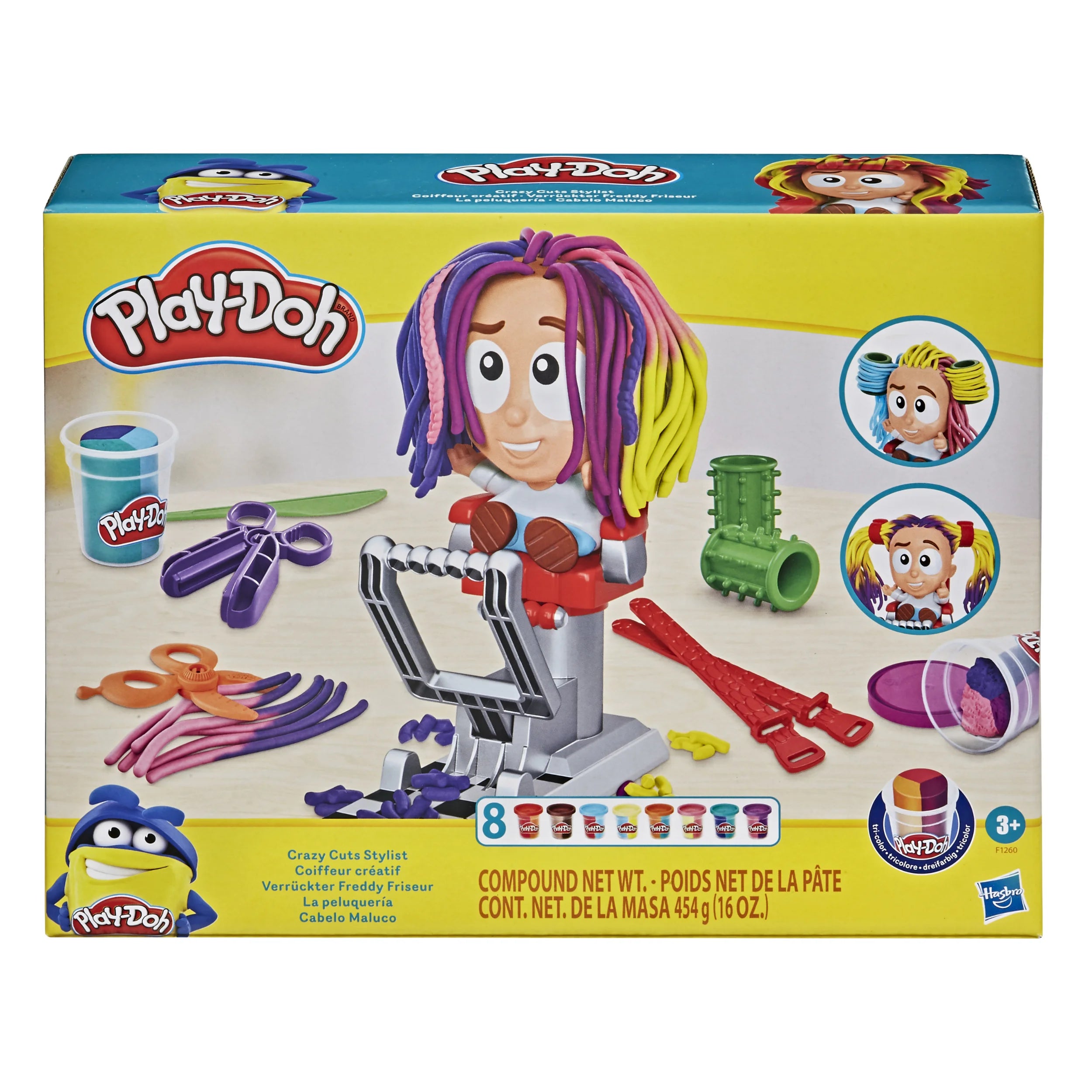 Hasbro Play-Doh Crazy Cuts Stylist Hair Salon Playset - Mod: HSBF12605L0