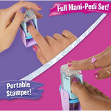 SPIN MASTER - Cool Maker GO GLAM U-nique Nail Salon with Portable Stamper, 5 Design Pods and Dryer