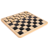 SPIN MASTER - EG classici Checkers & Chess three games in Wood