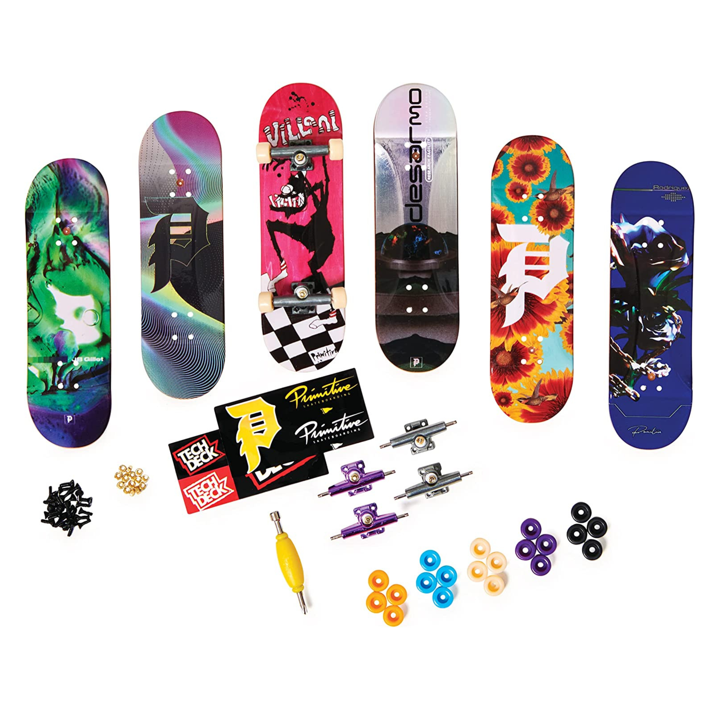 SPIN MASTER - Tech Deck , Sk8shop Fingerboard Bonus Pack, Collectible and Customizable Mini Skateboards (Styles May Vary)