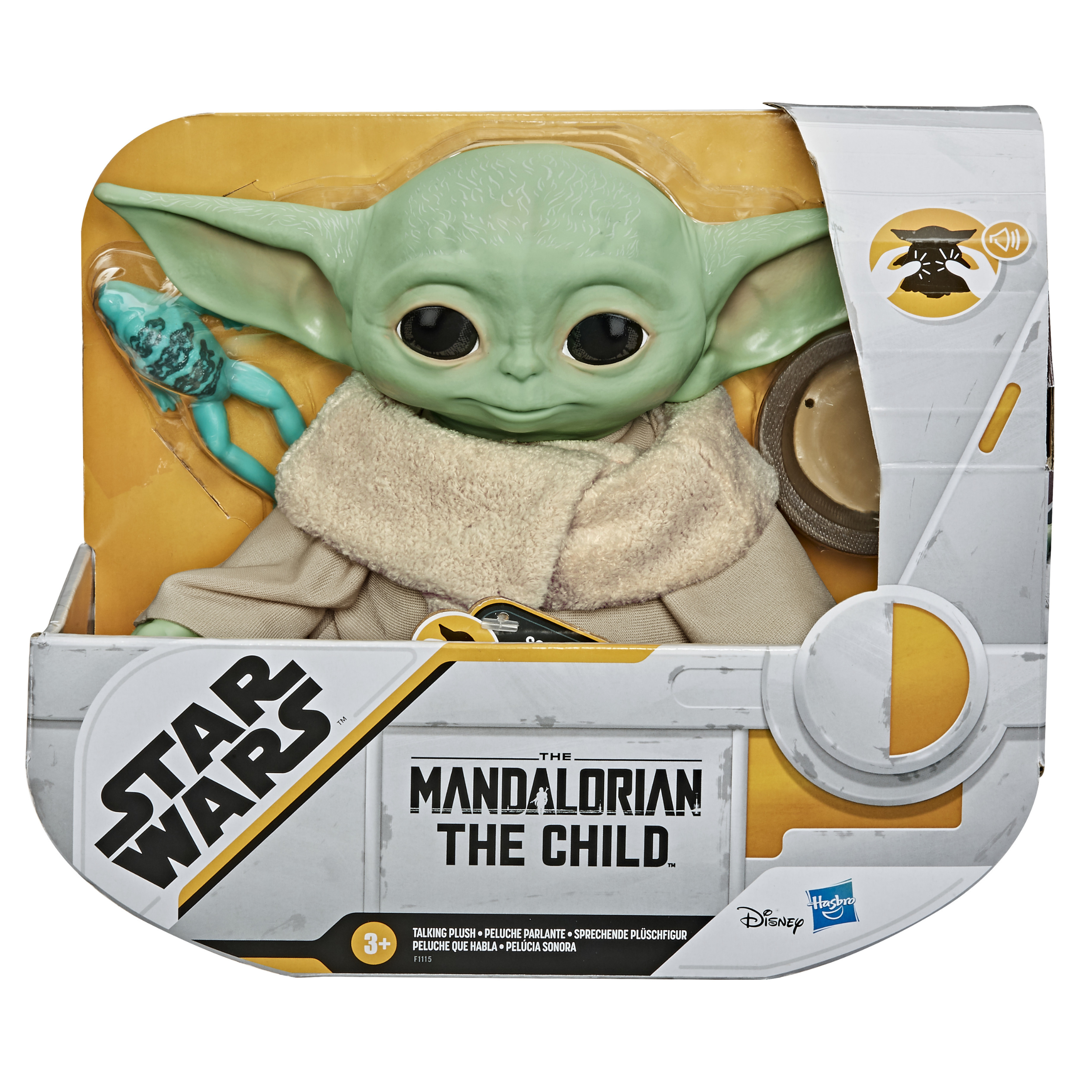 Hasbro - Star Wars The Child Talking Plush Toy with Character Sounds and Accessories, The Mandalorian Toy for Kids Ages 3 and Up - Mod: HSBF11155L0