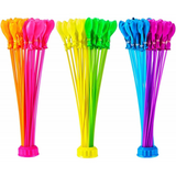 ZURU - Bunch O Balloons Tropical Party Colors with 2 Launchers + 4 Pack Water Balloons