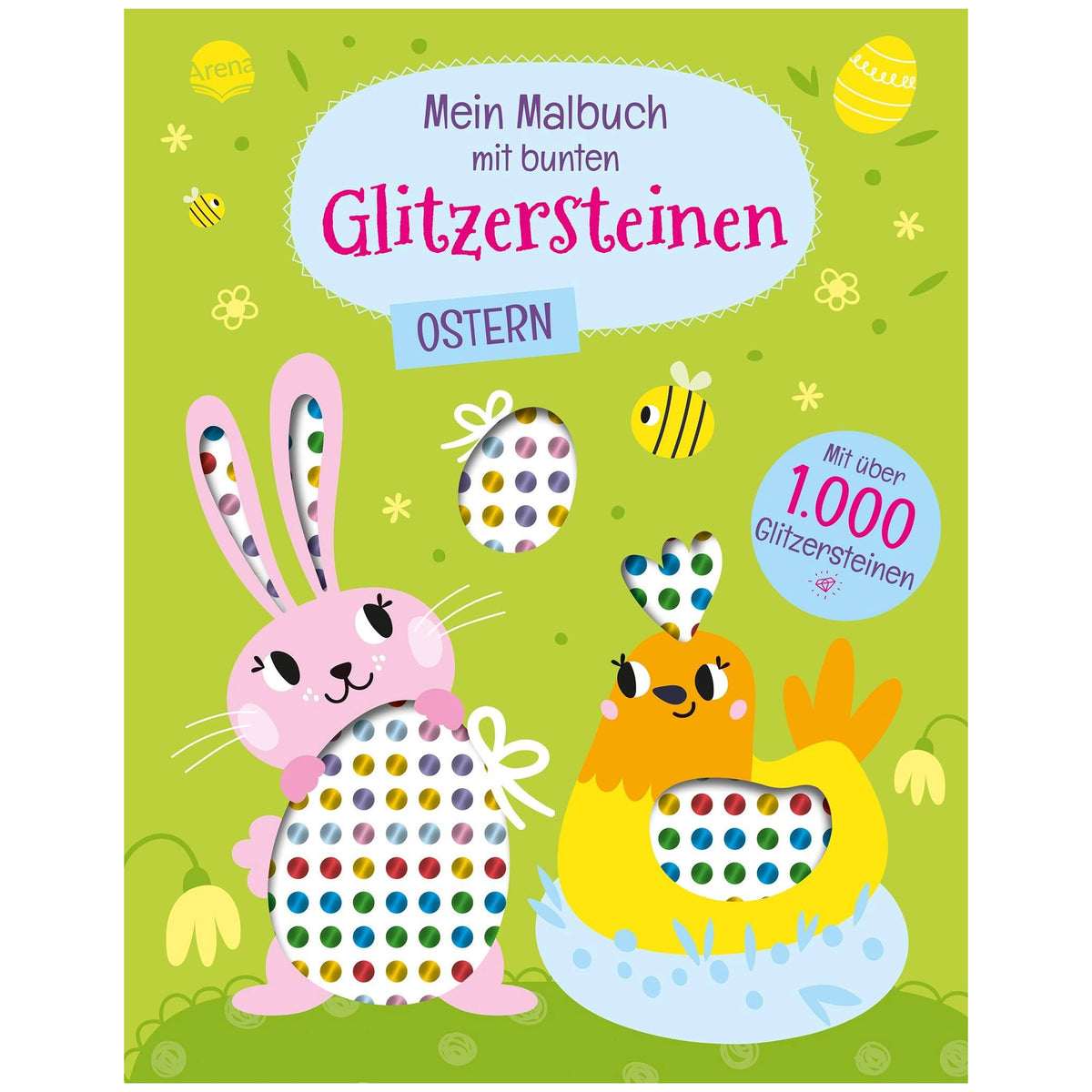 ARENA - Glitzersteine Ostern Malbuch - Bücher - Deutsche Ausgabe