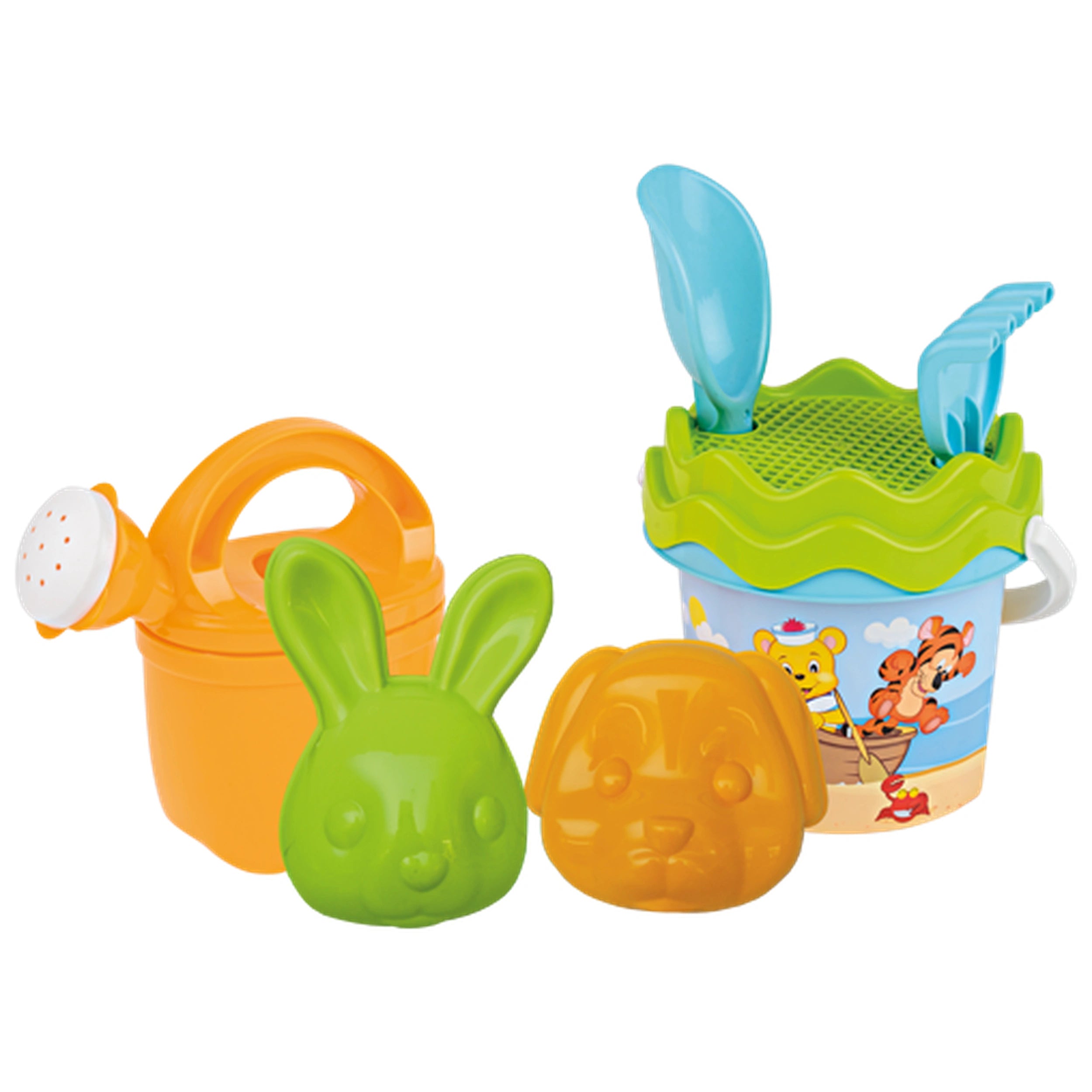 Androni - Sand Toys Play Set And Bucket 13 Cm Backpack - Beach And Sand Toys