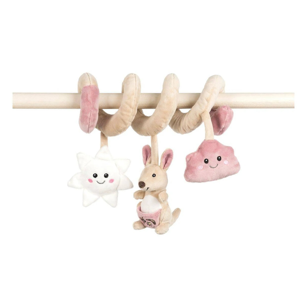 Artesavi - Baby Spiral With Kangarroo Carillon 32 Cm Pink Or Blue