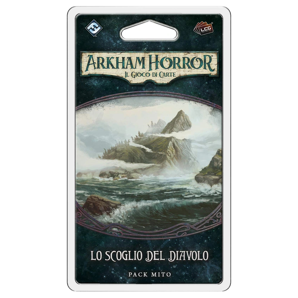 Asmodee - Arkham Horror LCG - Lo Scoglio del Diavolo - Card Games - Age +14 - STR9657 - Italian Edition