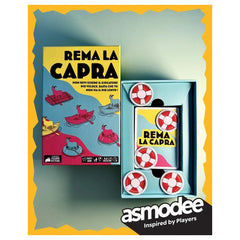 Asmodee - Rema la Capra - Board Games - Age +7 - Party Game - STR8744 - Italian Edition