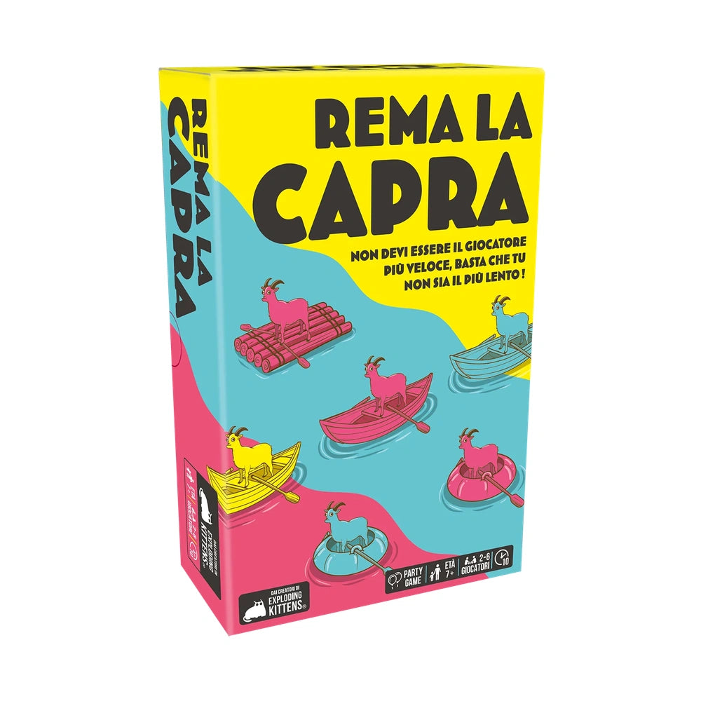 Asmodee - Rema la Capra - Board Games - Age +7 - Party Game - STR8744 - Italian Edition